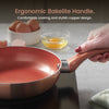 8 Piece Pan Set, Copper Stainless Steel Pan Set, Suitable For All Hob Types