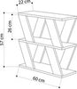 Modern Side Sofa Couch Small End Table Rustic Coffee Narrow Slim Furniture New