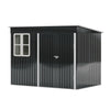 9 x 6ft Large Metal Shed Outdoor Garden Tools Storage House with 2 Door & Window