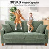 Modern 2/3 Seater Corduroy Sofa Bed with 2 Bolster Home Room Recliner Couch Sofa