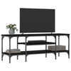 TV Cabinet Black 121x35x45 Engineered Wood& W5P9