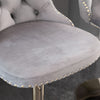 Velvet Swivel Bar Stools Set of 2 Swivel Kitchen Barstools Bar Chairs Grey Black