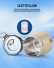 CO-Z 4L 750W Water Distiller Machine Stainless Steel Purifier Distilling Golden