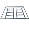 8 x 6FT Garden Storage Shed Apex Galvanised Steel Heavy Duty Steel Tool Store UK