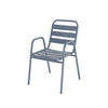 4 Seater Grey Aluminium Table and Chairs Outdoor Garden Dining Set FTR149