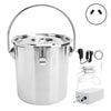 Electric Milking Machine 3L Adjustable Pulsation Milker For Cow Cattle