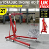 2 Ton Motor Engine Crane Hydraulic Hoist lift Jack Lifting Folding Workshop UK
