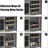 Bar Cabinet Coffee w/ Rack and Glass Holder Kitchen Buffet Sideboard