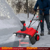Snow Clearing Machine Electric Walk-behind Snow Blower-Red