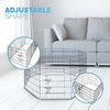 Dog Metal Playpen 48 Inch, FurDreams 8 Panel Pet Pen, Safe & Secure for Pets