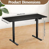 120-140cm Electric Standing Desk Adjustable Height Sit Stand Office Desk UK