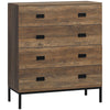 Chest of Drawers 4-Drawer Dresser Storage Cabinet W/ Handles Bedroom Living Room