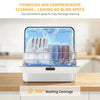 Freestanding Dishwasher,Countertop Portable, 5 Programs Sterilizes Water Tank UK