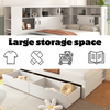Daybed 3FT Single Wooden Storage Bed w/ Drawers & Shelves for Kids, Teenagers