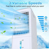 10L Portable Air Cooler Fan 3-in-1 Mobile Cooling Conditioner Humidifier Remote