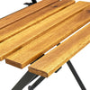 Folding Bistro Chair 4pcs Solid Acacia Wood Outdoor Seating