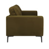 Dusk Malibu Rich Green Velvet 3 Seater Sofa RRP £1449
