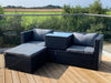 Victoria Rattan Garden Furniture Corner Sofa Lounge Set In/Outdoor Extra Wide