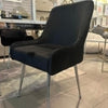 Set of 2 Marco Dining Chairs Brushed Velvet