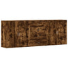 Sideboards 3 pcs Smoked Oak Engineered Wood
