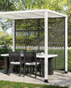 72"×40" Metal Privacy ScreenOutdoor Decor Privacy Screen Heavy Duty Fence Panel