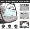 Hanging Swing Chair Outdoor Swing Garden Patio Hanging Wicker Hammock Pod Chair