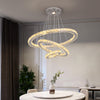 Modern Crystal Chandelier LED Pendant Lights Living Room Bedroom Ceiling Light