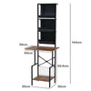 Record Stand Player Display Storage Shelf Cabinet 2 Shelves 3 Racks