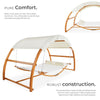 Hammock Garden Swing Chair 2 Person Hanging Seat Lounger Sun Canopy Washable