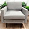Swyft Model 01 Armchair - Risso Grey Linen RRP £899