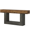 63-Inch Farmhouse Console Table, Narrow Entryway Sofa Table for Living Room