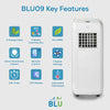 BLU09 9000 BTU Portable Air Conditioner 2.5kW Cool, Fan & Dehumidify ✅ Fast 🚚