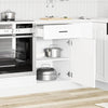 Kitchen Base Cabinet Porto White Engineered Wood