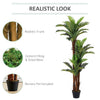 150cm Large Artificial Palm Tree Fake Tropical Plant in Pot Garden Outdoor Decor