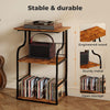 Levede 3 Tier Record Player Stand Turntable Vinyl End Side Table 2 Storage Shelf