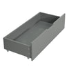 Platform Bed with Drawers & Bookcase 3ft Single Bed Household Bed 90x190cm, Grey