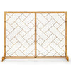 Large Spark Fire Guard Mesh Protector Large Flat 2 Doors Fireplace Screen Gate