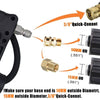Telescoping Pressure Washer Wand 6.33m 5 Section Retractable Gutter Cleaning To