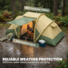 Inflatable Tent Tunnel Design Air Tent for 4 Person, Green