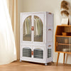 Portable Wardrobe Folding Closet With Shelves Clothes Cabinet Storage Toys Box