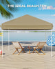 3x3m Pop Up Gazebo,Outdoor Garden Party Tent with Carry Bag,Adjustable Height