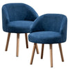 Set of 2 Small Accent Tub Chairs Occasional Lounge Sofa for Living Room Bedroom,