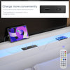 NEW STORAGE UPHOLSTERED BED FRAME 4FT6 DOUBLE WITH USB PORT & LED LIGHT,4 Cqiyme