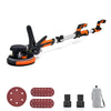 ZELCAN Electric Drywall Sander 850W with Vacuum System LED Light Sanding Discs