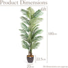 Artificial Areca Palm Tree Natural Looking Faux Plant in Pot 2ft 3ft 4ft 5ft 6ft