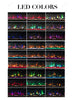 2025 72 INCH WIDE LED FLAMES BLACK/GREY GLASS WALL FLUSHED INSET ELECTRIC FIRE