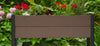 Elevated Raised Garden Bed with Storage Shelf Wood Look Planter Garden Pot Boxes