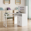 Professional Manicure Table Nail Technician Desk Beauty Salon Station with Shelf