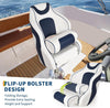 Premium Captain's Boat Seat High-Back Pontoon Boat Seats for Fishing Sightseeing