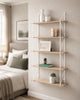 5 Tier Metal Wire Wall Floating Shelves Decoration Storage Shelf Living Room